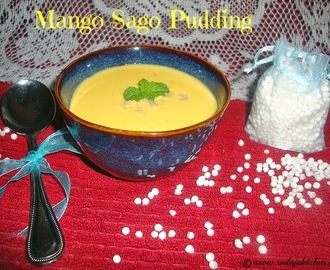 Mango Sago Pudding / Mango Sago Recipe / Mango Sago Dessert