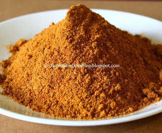 Chettinad Kuzhambu Milagai Thool / Chettinad Curry Powder / Kuzhambu Powder
