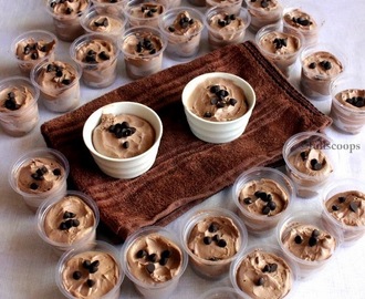 Eggless Chocolate Mousse with Ganache