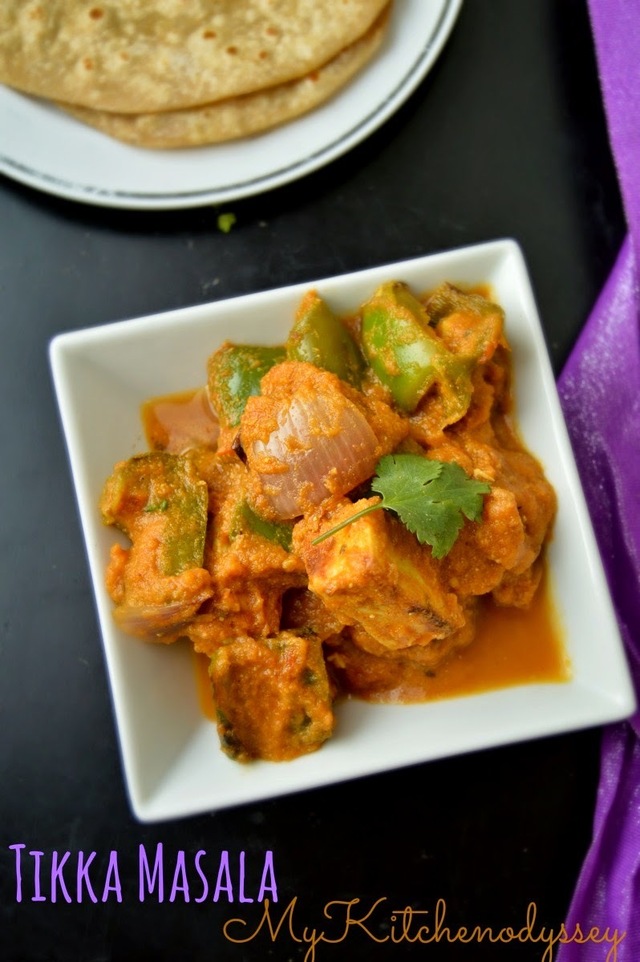 Paneer Tikka Masala Recipe | Side Dish For Chapathi