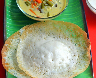 Kerala Appam Recipe |Palappam Recipe With Yeast