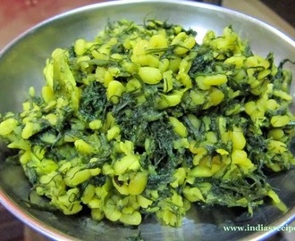 Shepuchi Bhaji (Preparation from Dill Leaves)