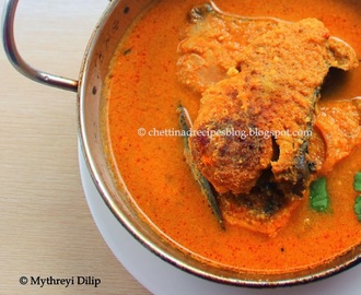 Chettinad Fish Curry / Meen Kurma / Coconut Fish Curry
