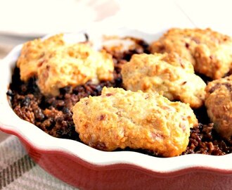 Family Favourite Minced Beef Cobbler