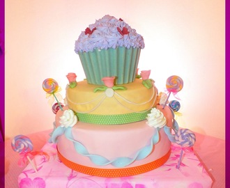 La torta Candy de Cumpleaños y de 3 pisos!!