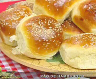 Pão de hamburguer da Palmirinha Onofre. TV CULINÁRIA