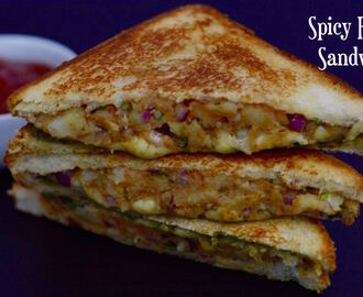 Spicy Potato Sandwich|Aloo sandwich
