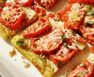 Μεσογειακή τάρτα με ντομάτα, φέτα και ρίγανη