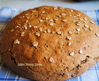 Ψωμί με αλεύρι ζέας και κριθαρένιο , το ψωμί των αρχαίων Ελλήνων !