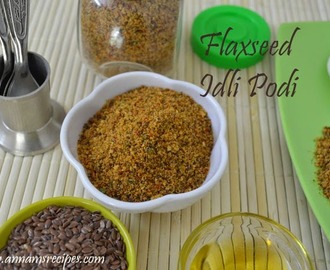 Flax Seed Idli Podi / Chutney Powder