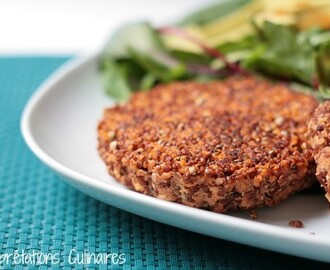 veggie burger amande-quinoa