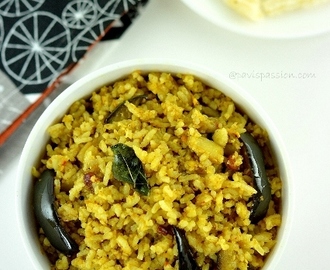 Brinjal Rice |  Kathirikaai Satham | Eggplant Pulao | How to make Vaangi Bath