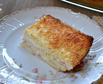 Pastel de jamón y queso