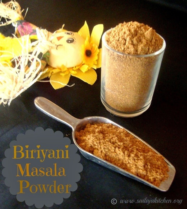 Biryani Masala Powder Recipe / Pulao Masala Powder / Biriyani Masala Powder - Homemade Biriyani Masala Powder