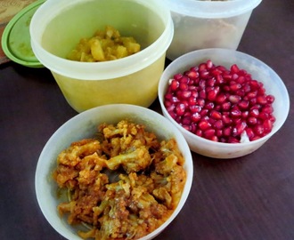 Cauliflower Curry ~ Side Dish for Roti | Lunch Box Series : LBS#79