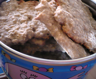 Biscuits aux flocons d’avoine : sans graisse, sans lait, sans œufs