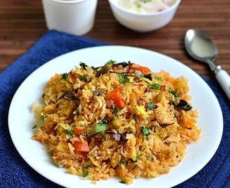 Mughlai Vegetable Biryani Recipe(Veg Layer Biryani Recipe)-Sunday Lunch Recipes 11