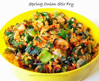 Spring Onion Stir Fry