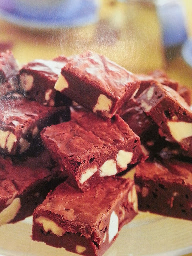 Brownies med valnøtter