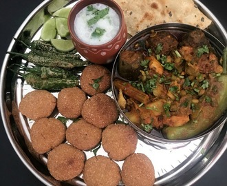 U – Undhiyu Chapadi – street food from Rajkot