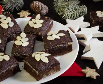Lebkuchen Brownies – Low Carb und glutenfrei