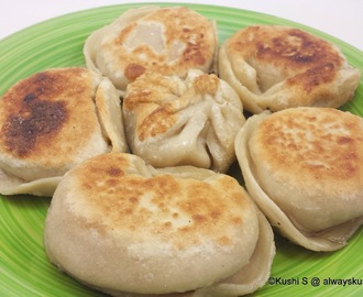 STEAMED AND PAN FRIED MOMOS