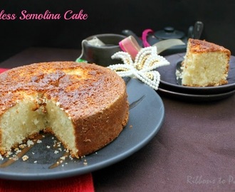 Eggless Semolina Cake