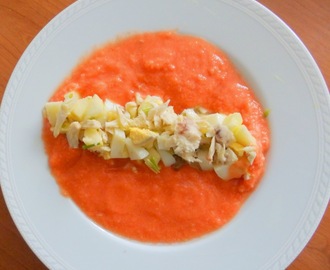 Sopa freda de tomata
