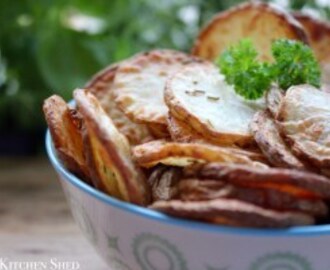 Clean Eating Rosemary Potato Chips