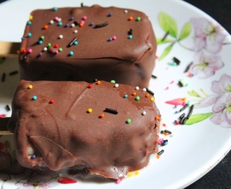 Homemade Chocobar Icecream Recipe / Chocolate Dipped Icecream Bars Recipe