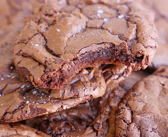 Kladdiga brownie cookies