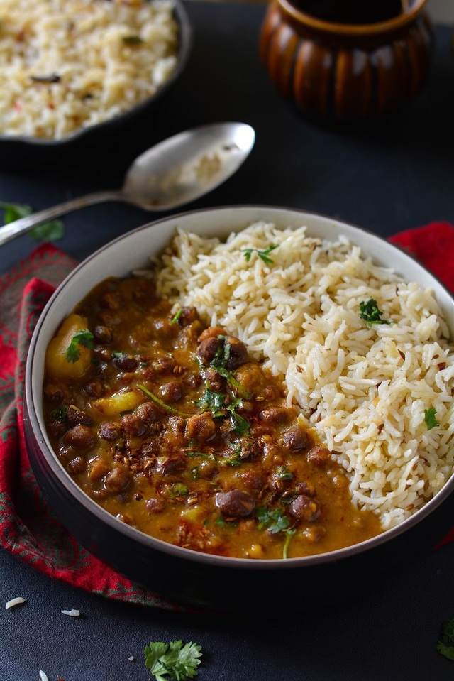 How To Make Punjabi Kala Chana Masala Recipe, Kala Chana Curry