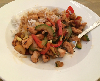 Middag på under 20 minutter - Asiatisk Kylling Wok