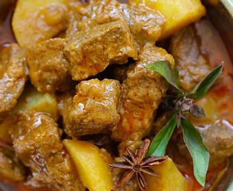 Massaman curry på nötkött