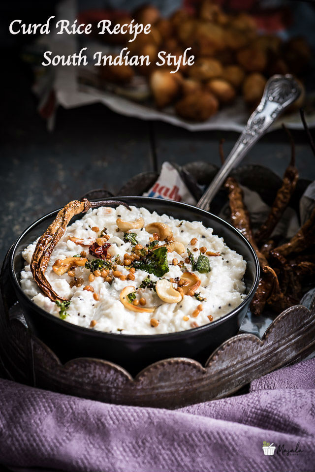 Curd Rice Recipe South Indian Style | How to make Thayir Sadam | Dahi Chawal Recipe | Curd Rice Recipe Step by Step | Masala Curd Rice