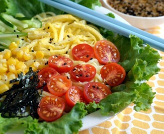 Japanese Cold Noodle Salad (Hiyashi Chuka)