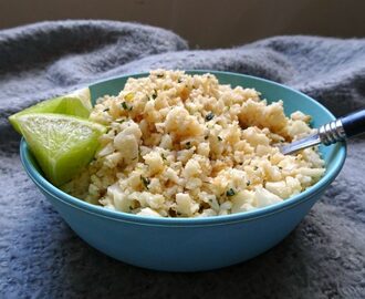 Coconut and Lime Cauliflower Rice
