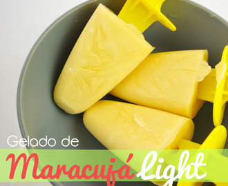 Gelado de Maracujá Light (50 calorias)