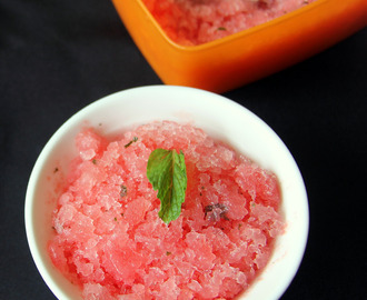 Watermelon Granita - Simple summer treat - healthy dessert - Summer cooler