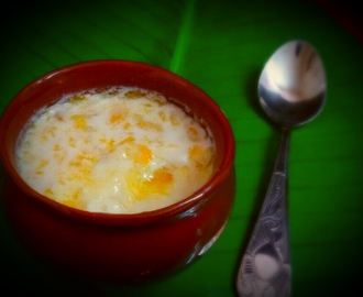 Aam Doi or Mango Flavored Kolkatta  Special  Sweet Yogurt.