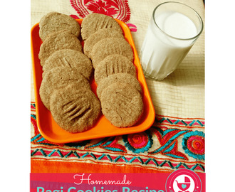 Homemade Ragi Cookies Recipe| Finger Millet Cookie