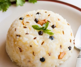Ven Pongal  - South Indian Breakfast with rice and Lentils