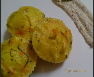 Veggie Muffin Idly -Guest Recipe from Priya Satheesh