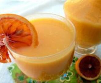 boisson du matin carotte, orange & yaourt