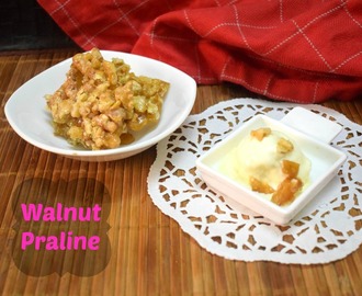 Walnut Praline ~ Easy Ice Cream Toppings