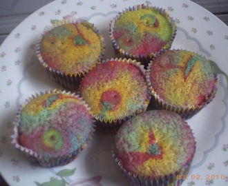 Cupcakes Arco-Íris
