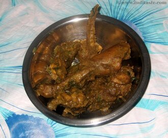 Country chicken masala/Nattu kozhli masala.