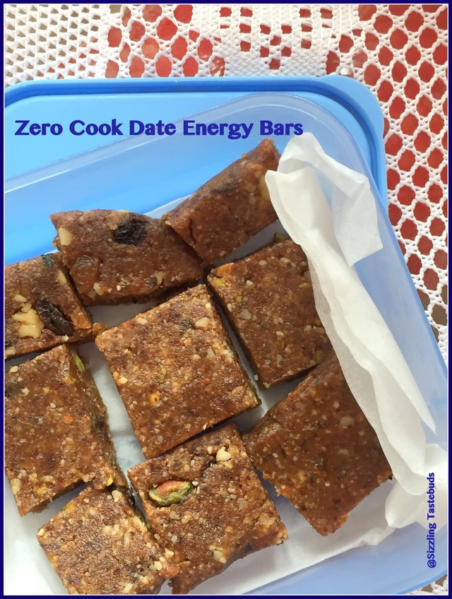 Zero Cook Dates Energy bars