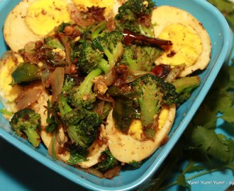 Broccoli and Boiled Egg Stir Fry