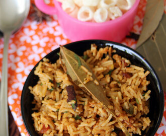 Kuska Biryani Recipe - Plain Biryani rice - Kuska Rice - Simple one pot meal